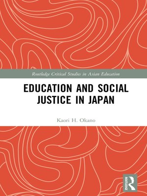 cover image of Education and Social Justice in Japan